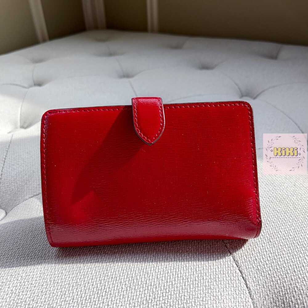 Madison Medium Bifold Wallet red KN227 - Picture 6 of 9